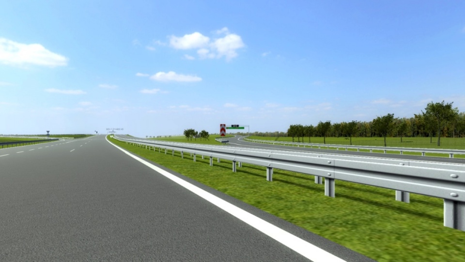 Wizualizacja rozbudowy drogi ekspresowej S6. Materiały: Generalna Dyrekcja Dróg Krajowych i Autostrad
