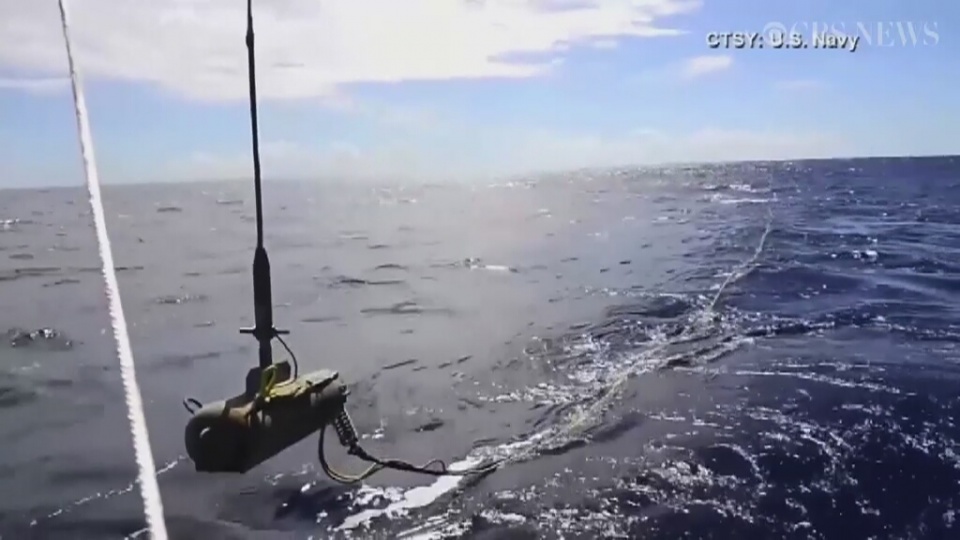 Amerykańska straż przybrzeżna zlokalizowała wrak statku kilka dni temu w okolicach wysp Bahama. Fot. US CBS/x-news
