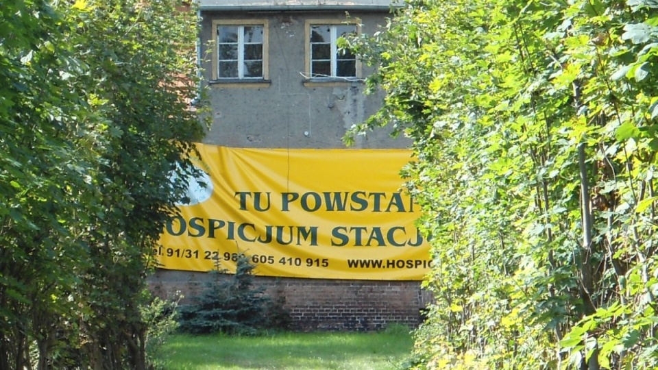 Budowa hospicjum stacjonarnego w Tanowie. Fot. Rafał Molenda [Radio Szczecin]