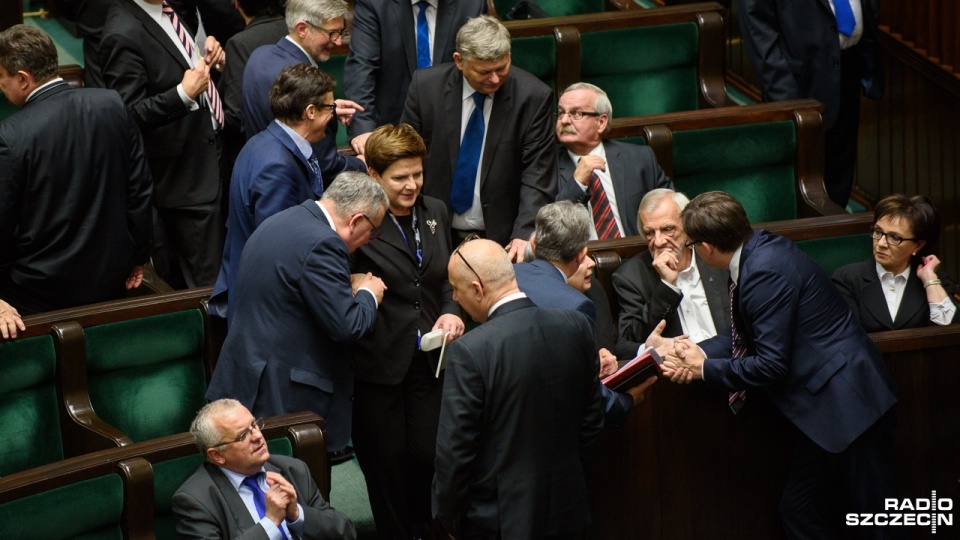 W środę w sali plenarnej Sejmu szefowa rządu przedstawiła cele swojego gabinetu. Fot. Konrad Nowak [Radio Szczecin]