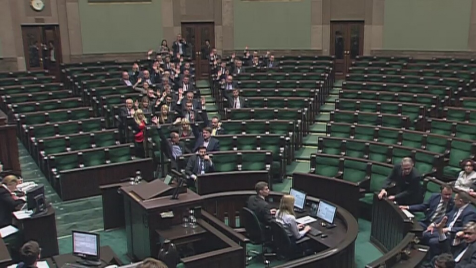Sejm przyjął w czwartek nowelizację ustawy o Trybunale Konstytucyjnym. Fot. Sejm/x-news