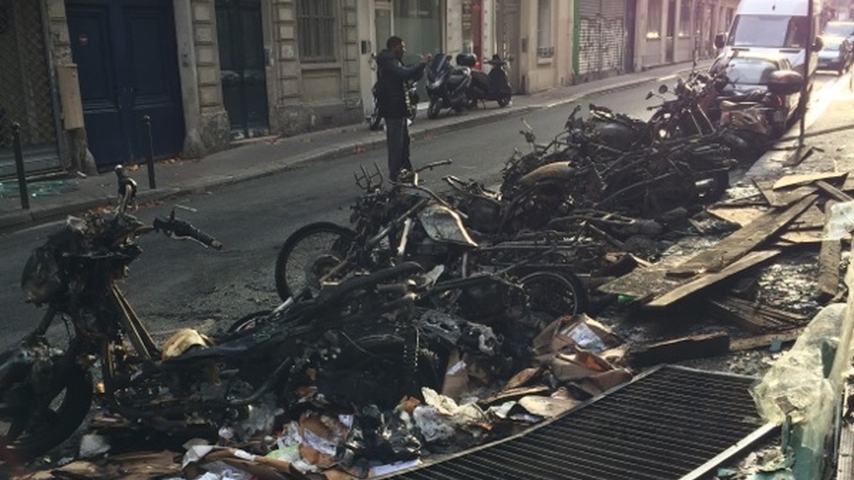 Paryż po zamachu, do którego doszło 13 listopada. Fot. Sonia Szóstak