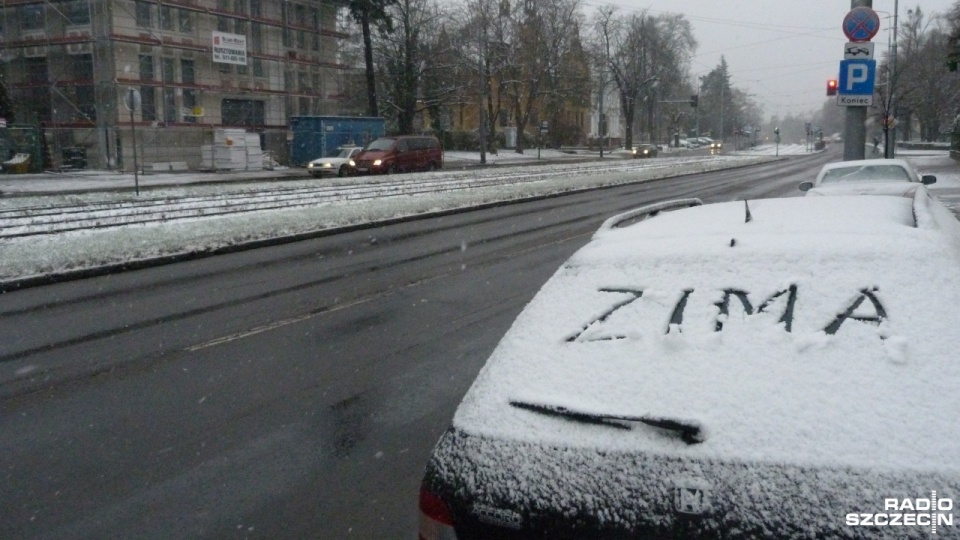 Zima na szczecińskich ulicach. Fot. Michał Król [Radio Szczecin]