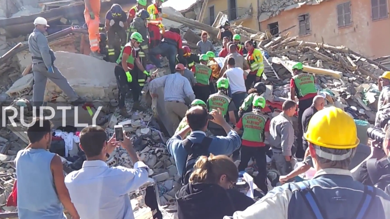 Włochy nękają tysiące wstrząsów wtórnych
