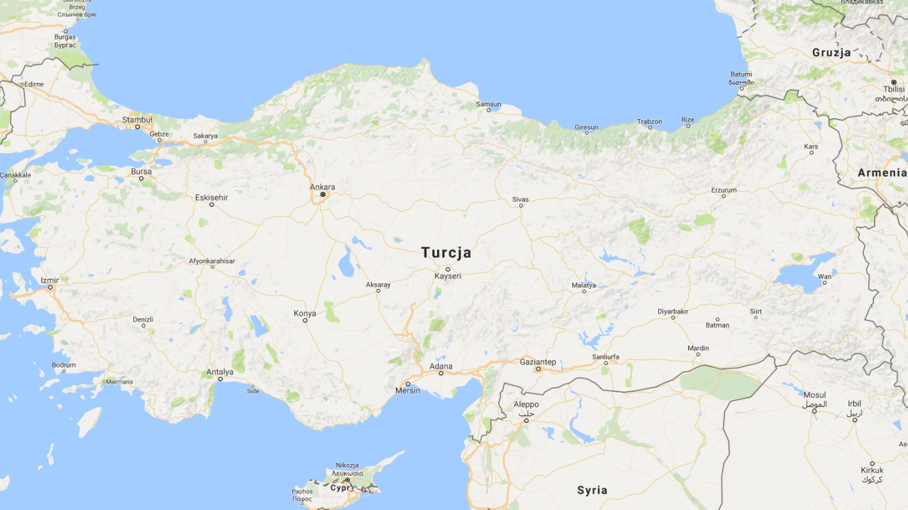 Turcja. Fot. www.google.pl/maps Kolejne trzęsienie ziemi w Turcji. Nowy bilans ofiar. Polscy strażacy już na miejscu