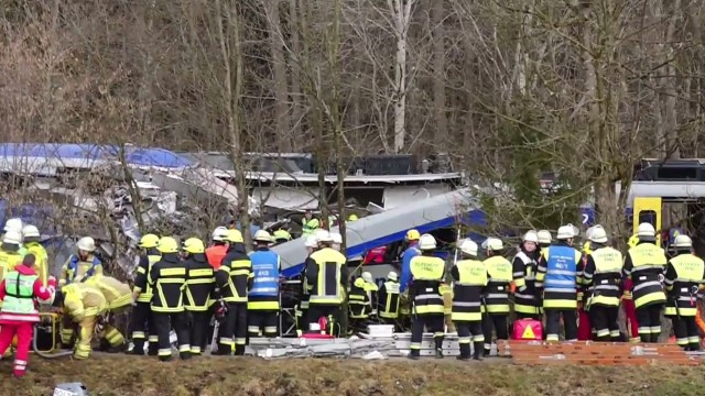 Katastrofa kolejowa w Bawarii [WIDEO]