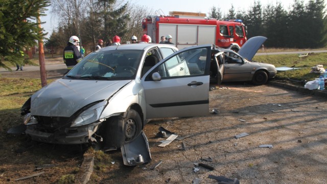 Wypadek w Golczewie. Jedna osoba poszkodowana