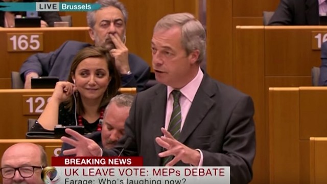 Nigel Farage ostrzega europosłów