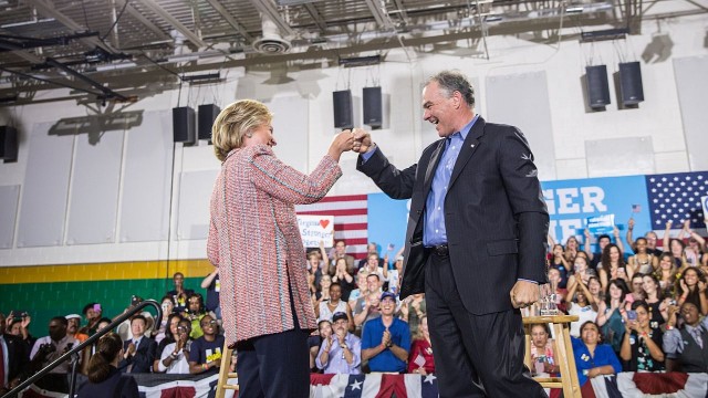Hilary Clinton przedstawiła kandydata na wiceprezydenta USA