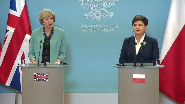 Premier May: Polacy mieszkający na Wyspach są nadal mile widziani [WIDEO]