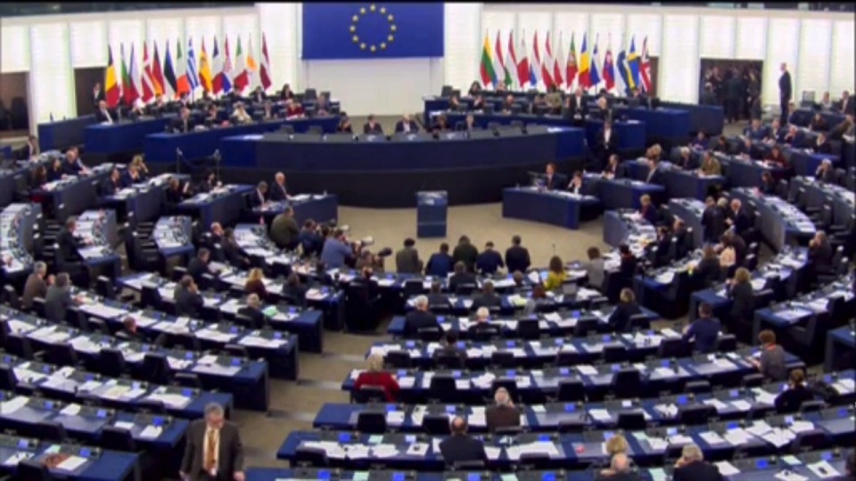 Debata o sytuacji w Polsce w Parlamencie Europejskim. Źródło: ETV
