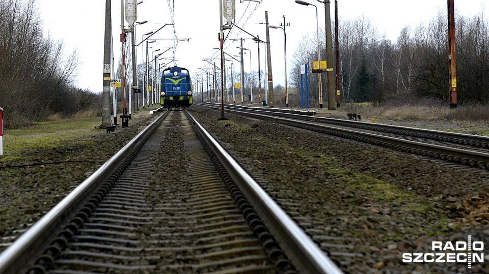Trasa kolejowa ze Szczecina do Poznania. Fot. Jarosław Gaszyński [Radio Szczecin]