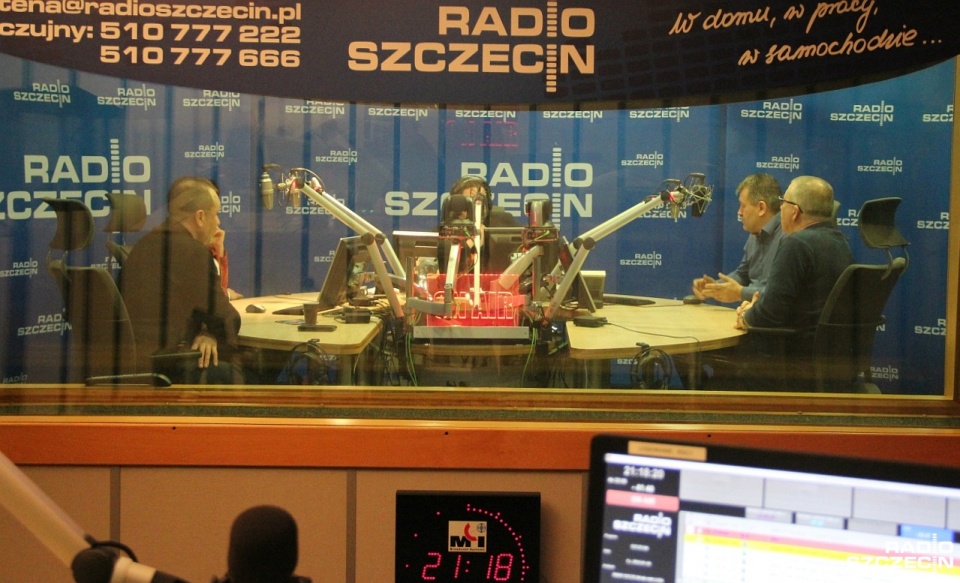 Goście programu "Radio Szczecin na Wieczór". Fot. Piotr Kołodziejski [Radio Szczecin]