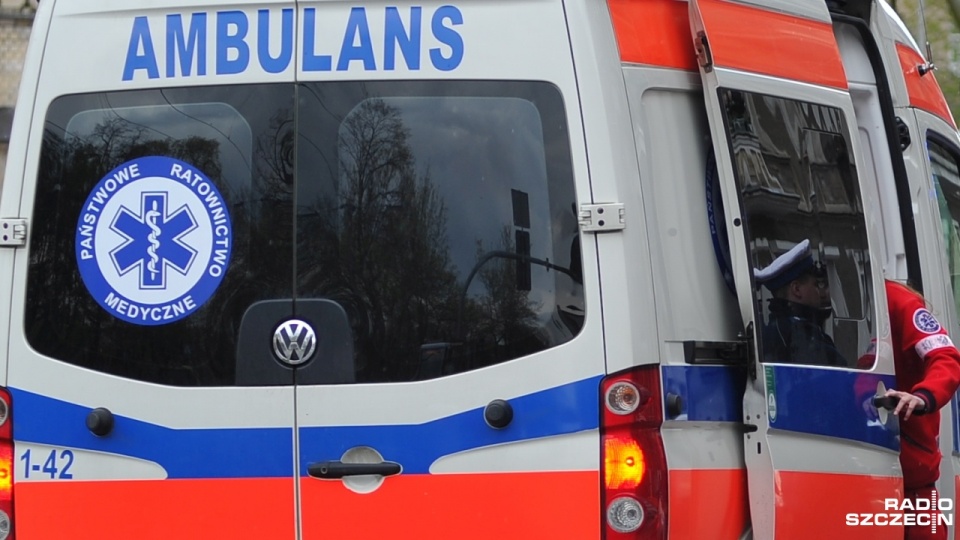 Policja bada przyczyny wypadku podczas wyścigu samochodowego w Pile. Fot. Łukasz Szełemej [Radio Szczecin/Archiwum]
