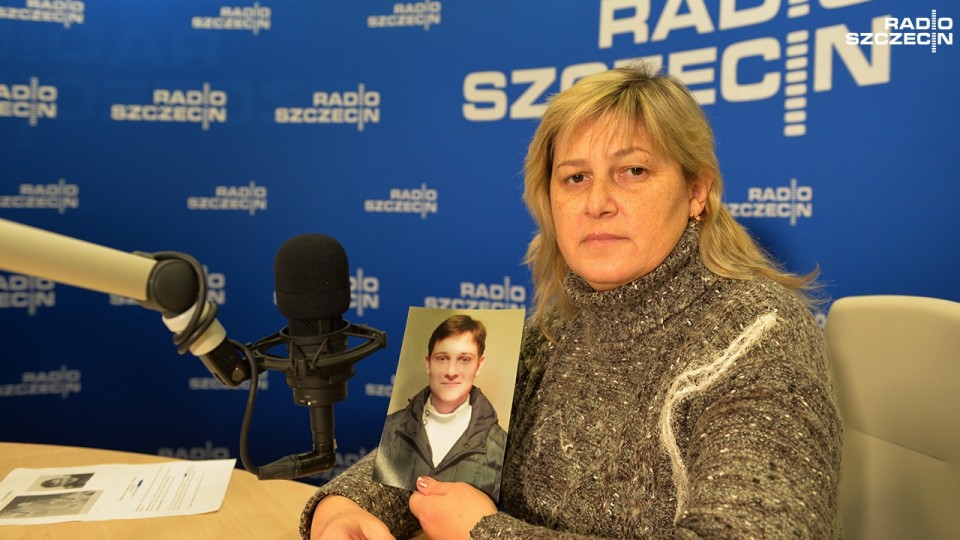 Mama Olena Nagornyuk zwróciła się do mieszkańców Szczecina z apelem o pomoc. Fot. Maciej Myszkowiak [Radio Szczecin]