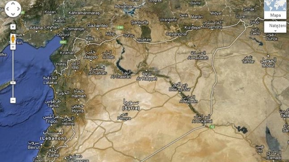 Jest plan w sprawie wstrzymania działań wojennych w Syrii. Fot. maps.google.pl