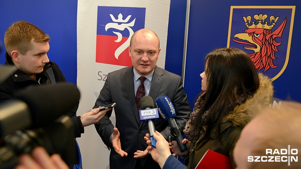 Piotr Krzystek dodał, że Kądziołka poinformował go o rezygnacji w ubiegłym tygodniu. Fot. Jarosław Gaszyński [Radio Szczecin]