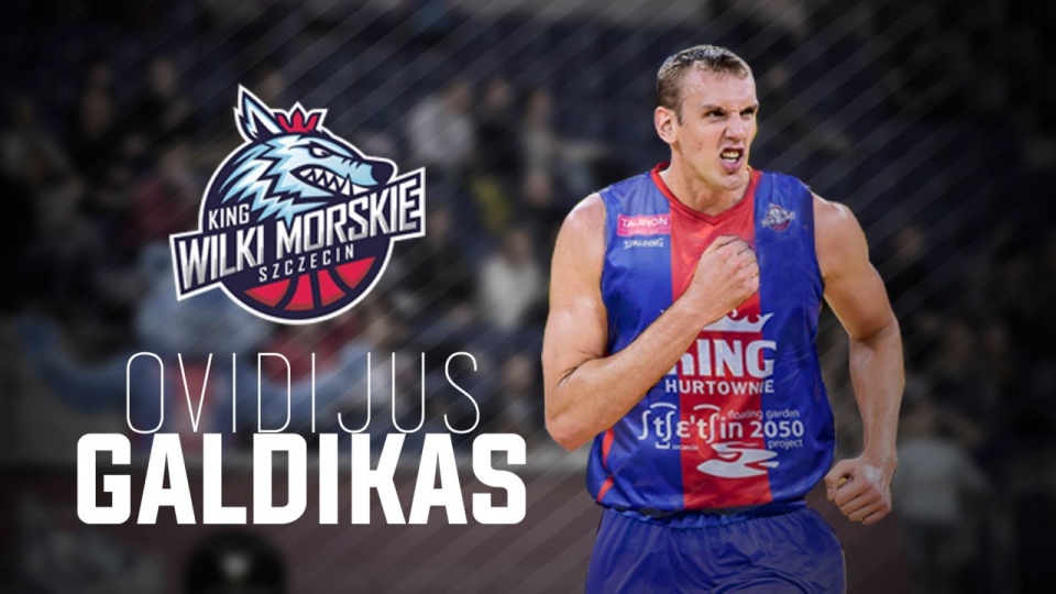 Ovidijus Galdikas został koszykarzem King Wilków Morskich. Fot. www.facebook.com/kingwilki/
