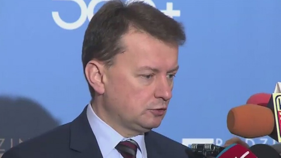 Minister Mariusz Błaszczak. Fot. TVN24/x-news