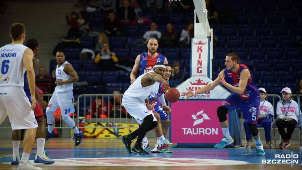 Koszykarze drużyny King Wilki Morskie w niedzielę będą walczyć o trzecie z rzędu zwycięstwo w Tauron Basket Lidze. Fot. Konrad Nowak [Radio Szczecin/Archiwum]