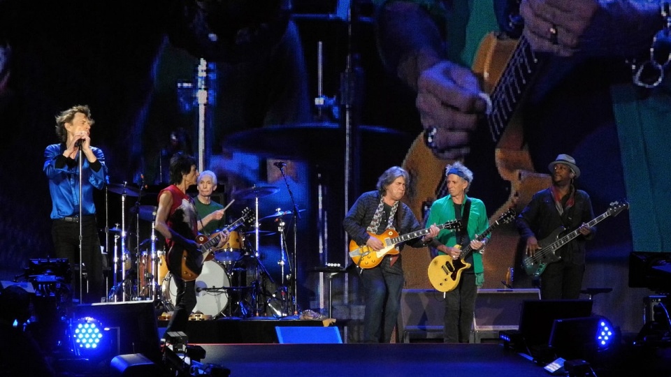 The Rolling Stones podczas występu w lonyńskim Hyde Park u w 2013 roku. Fot. www.wikipedia.org / Gorupdebesanez