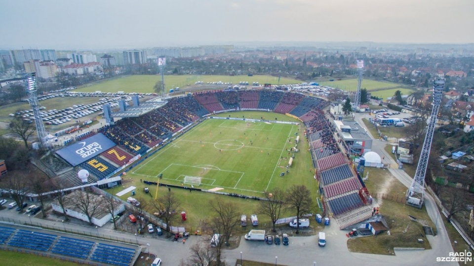 Obecny stadion Pogoni Szczecin. Fot. Piotr Sawiński [Radio Szczecin]