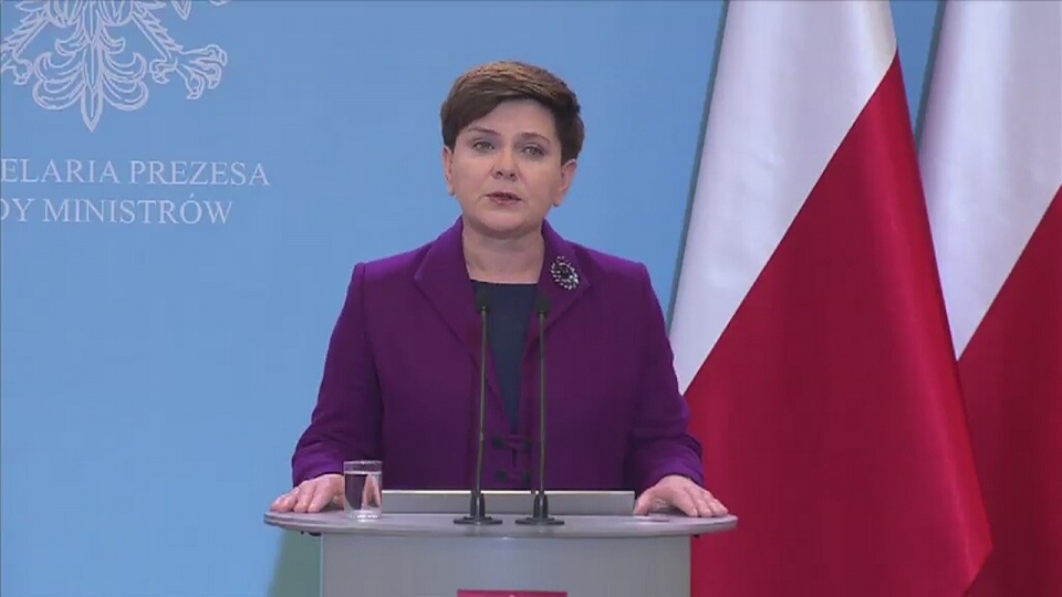 Polska jest bezpieczna - mówiła we wtorek po posiedzeniu Rządowego Centrum Bezpieczeństwa premier Beata Szydło. TVN24/x-news