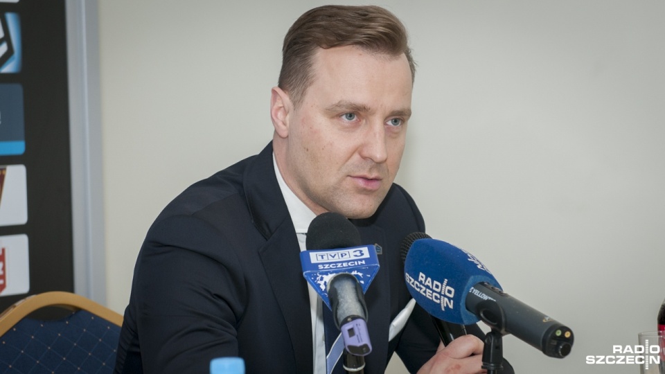 Prezes spółki Ekstraklasa Dariusz Marzec. Fot. Jarosław Gaszyński [Radio Szczecin]