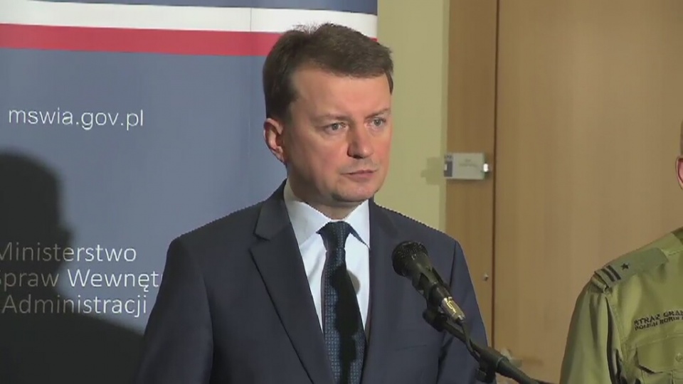 Mariusz Błaszczak, minister spraw wewnętrznych i administracji. Fot. TVN24/x-news