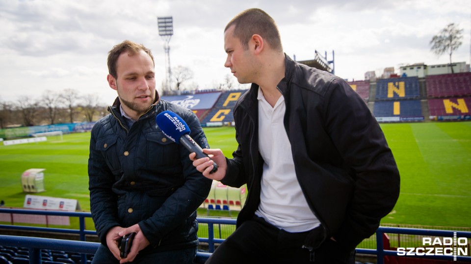 Krzysztof Ufland i Tobiasz Madejski. Fot. Konrad Nowak [Radio Szczecin]