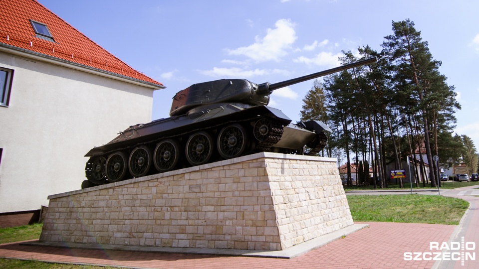 Radziecki czołg w Bornem Sulinowie. Fot. Konrad Nowak [Radio Szczecin]