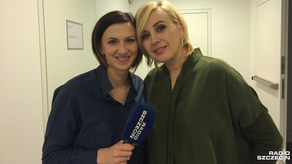 Monika Pyrek i Edyta Bartosiewicz. Fot. Radio Szczecin