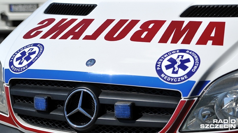 Trzy osoby, w tym dziecko, zostały ranne w wypadku w miejscowości Ławy. Fot. Łukasz Szełemej [Radio Szczecin/Archiwum]
