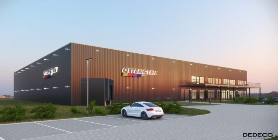 W hali duńskiej firmy Ottensten będzie produkowany sprzęt dla przedsiębiorstw branży budowlanej. Fot. Ottensten Polska Sp. z o. o.