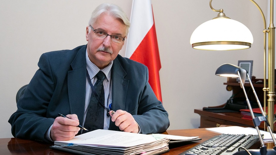 Minister Spraw Zagranicznych Witold Waszczykowski. Fot. www.wikipedia.org / Karolina Siemion-Bielska