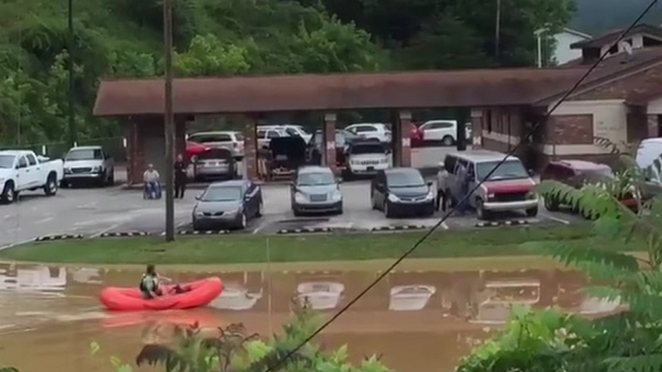 Katastrofalne powodzie w Wirginii Zachodniej. Fot. Ruptly TV