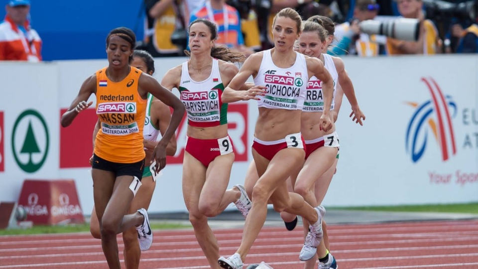 Angelika Cichocka zdobyła złoty medal w biegu na 1500 metrów. Fot. pzla.pl / Marek Biczyk
