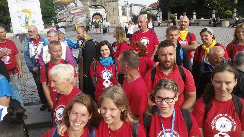 Blisko 150 osób dotarło w sobotę rano na Jasną Górę w Szczecińskiej Pieszej Pielgrzymce. Fot. www.facebook.com/jakuboweplemie