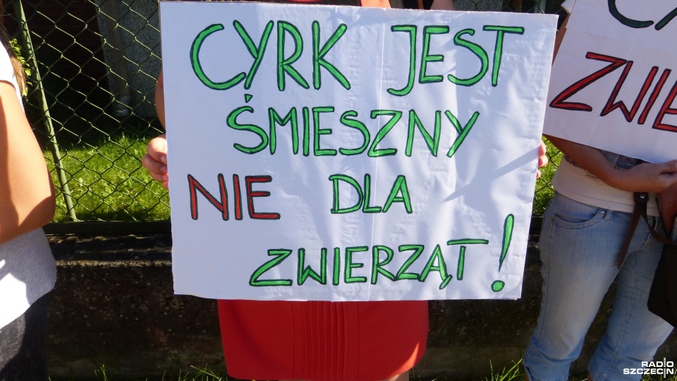 Protest mieszkańców Chojny. Fot. Alicja Szymańska [Radio Szczecin]