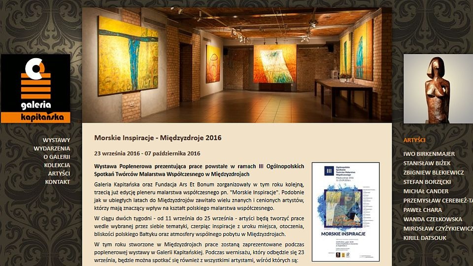 Wystawa w Galerii Kapitańskiej będzie otwarta do 7 października. Fot. galeriakapitanska.pl
