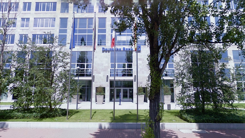 Siedziba Deutsche Bank we Frankfurcie nad Menem. Fot. google.pl/maps