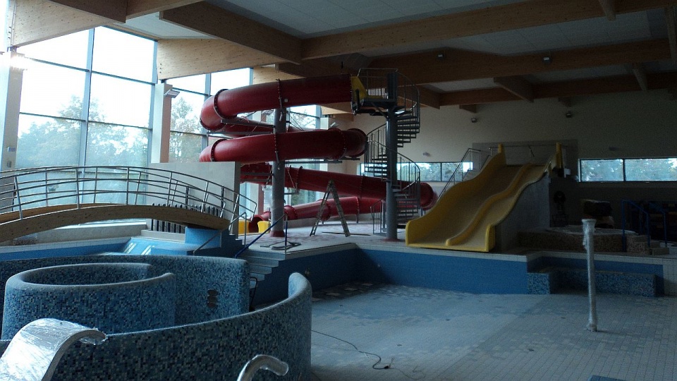 Kończy się budowa aquaparku w Białogardzie. Fot. Białogardzki Ośrodek Sportu i Rekreacji