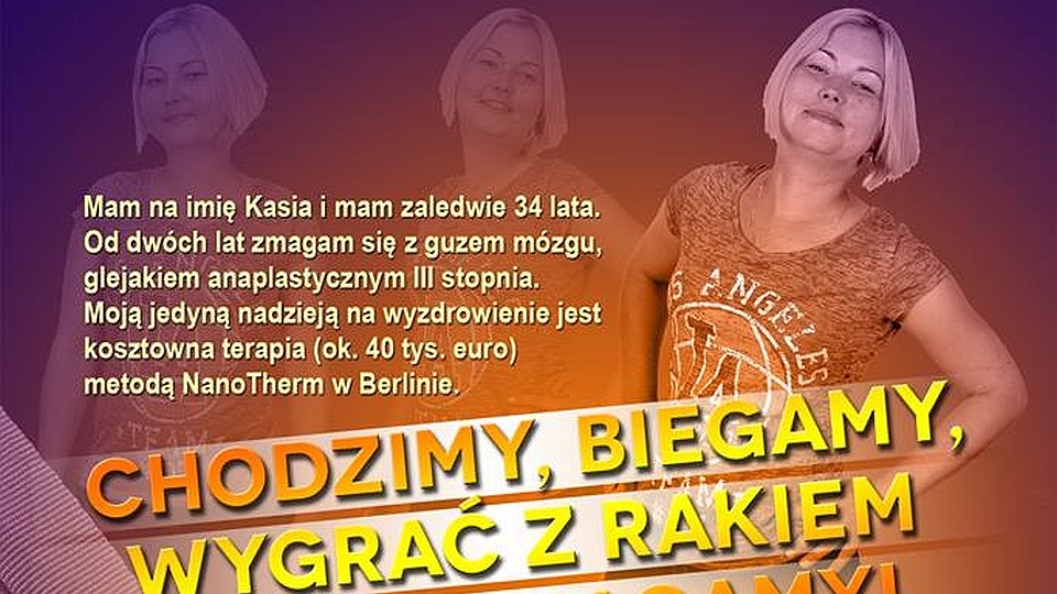 Plakat promujący akcję pomocy dla Katarzyny Miszczuk. Fot. Aktywne Choszczno Facebook