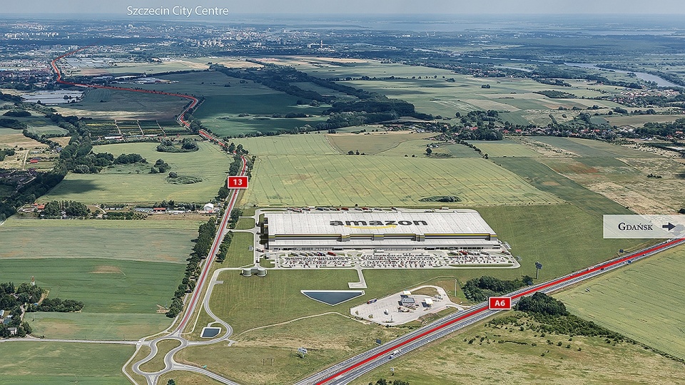 Amazon zbuduje centrum logistyki w Kołbaskowie. Fot. Materiały prasowe Komunikacja Plus