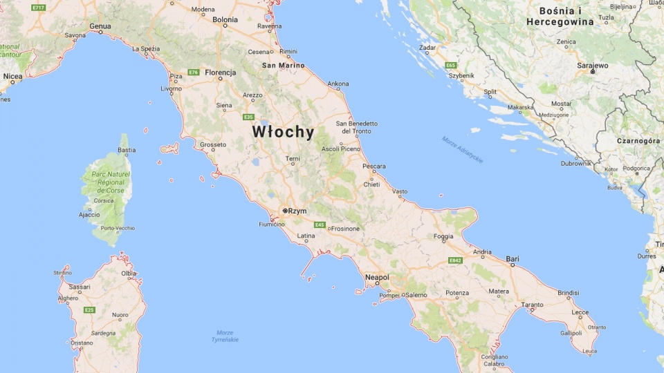 Trzęsienie ziemi znów nawiedziło Włochy. Fot. www.google.pl/maps