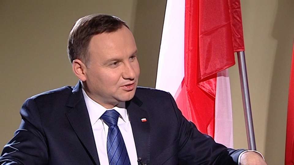 Prezydent Andrzej Duda. Fot. TVP3 Szczecin