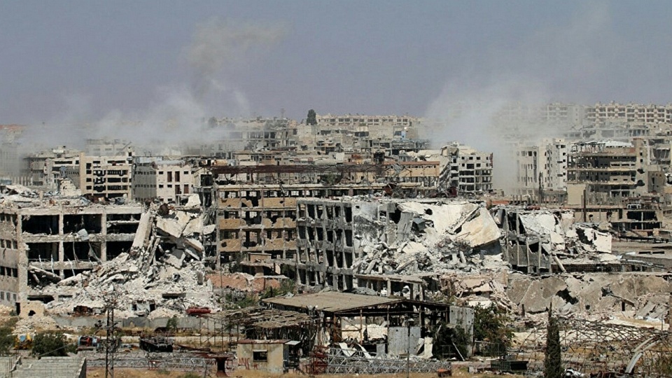 Zniszczone Aleppo. Fot. Kun Fayakun Twitter