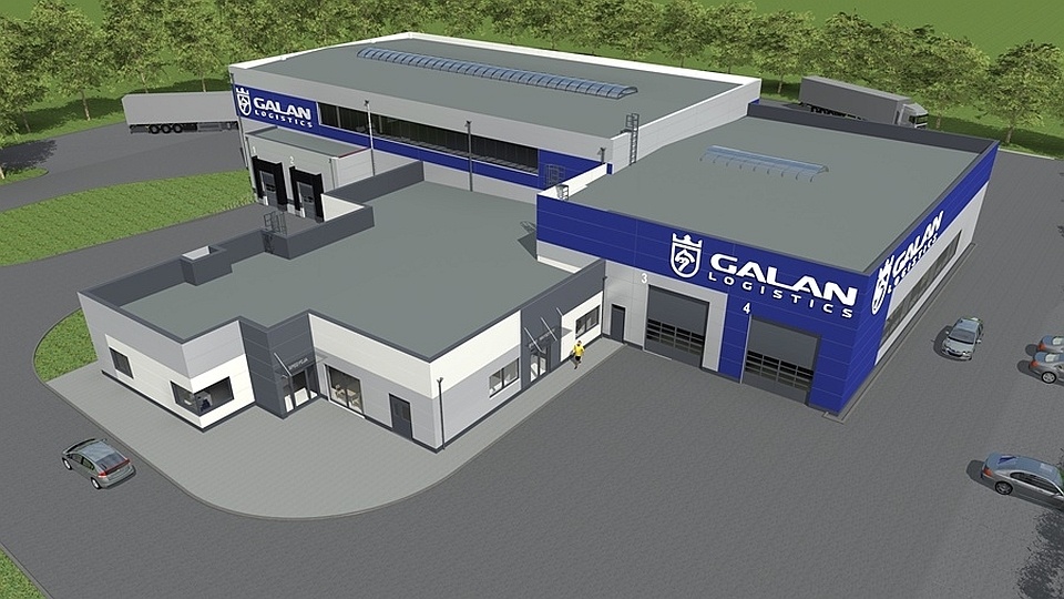 Jak donosi portal szczecinbiznes.pl spółka Galan Logistics zamierza wybudować w Kobylance nową halę. Fot. Prime Construction