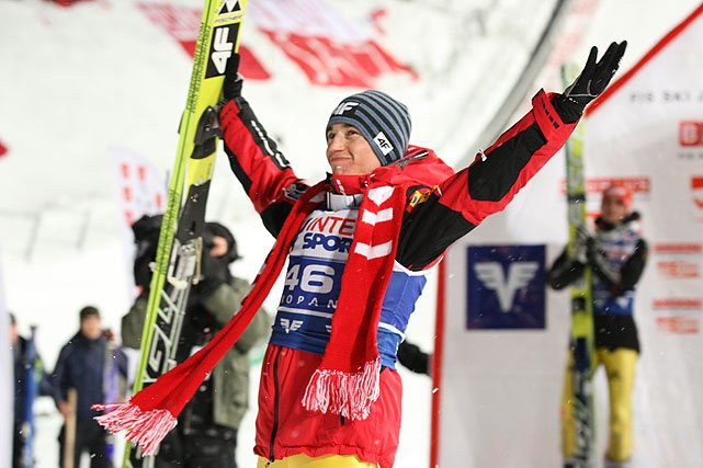 Kamil Stoch pobił rekord skoczni w Lahti