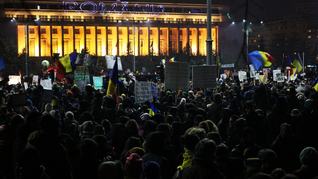 Fot. Ana Ciutu Rumunia w ogniu protestów